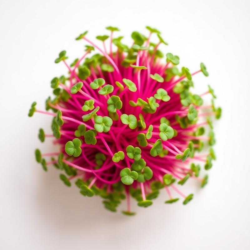 China Rose Radish microgreens grown in St. Augustine